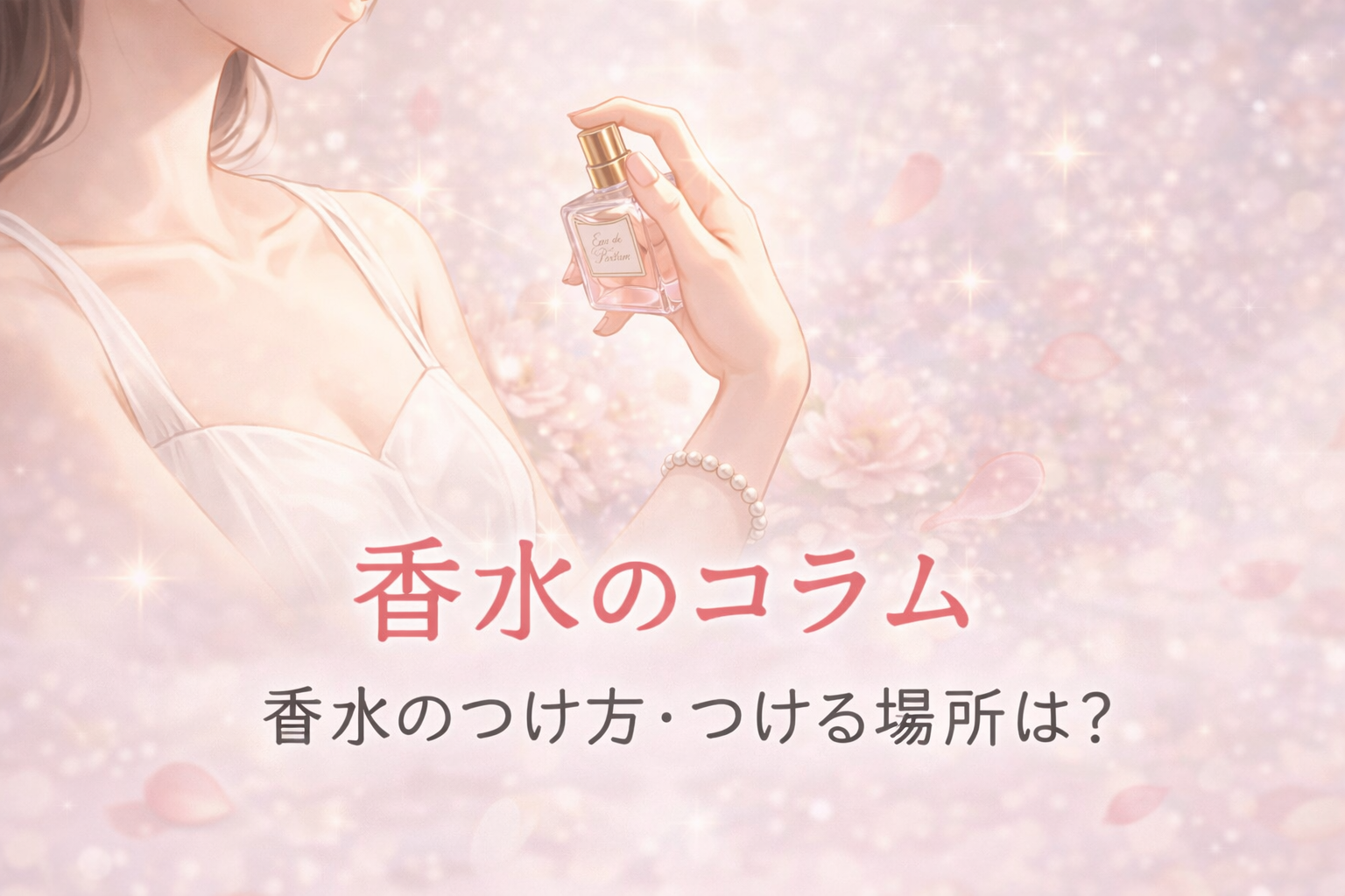 香水はどこにつける？正しいつけ方とおすすめの場所